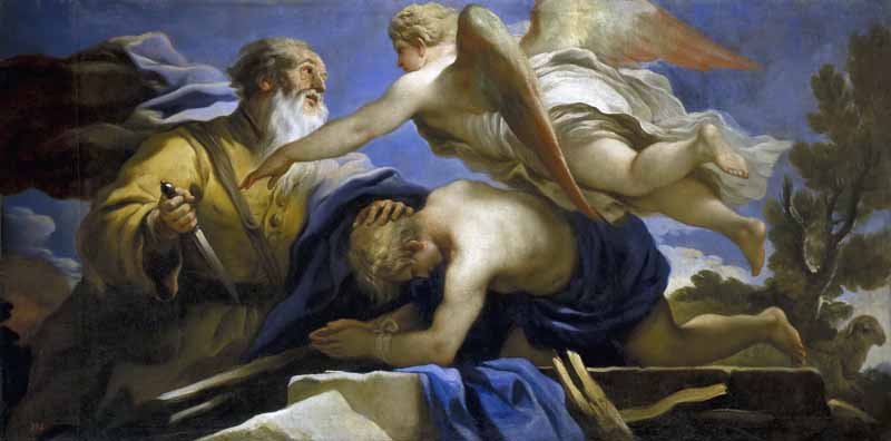 The Sacrifice of Isaac. Luca Giordano