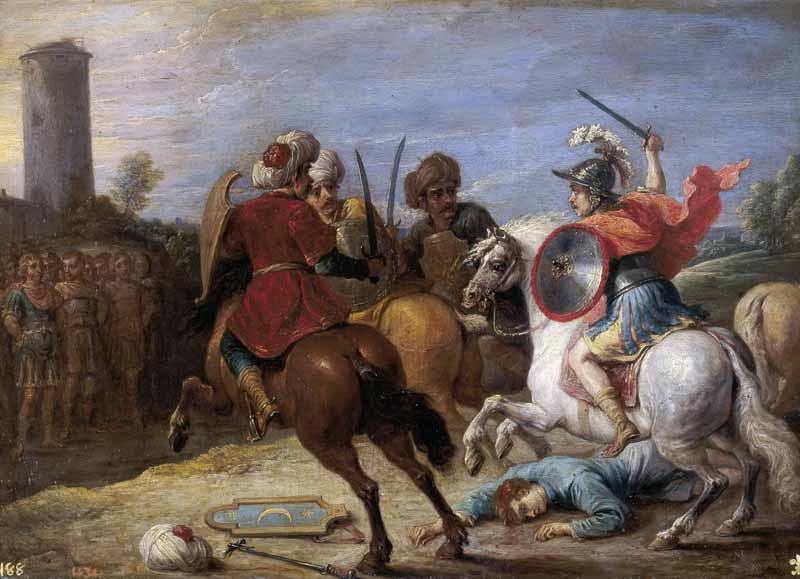 Rinaldo's Deeds Against The Egyptians. David Teniers the Younger