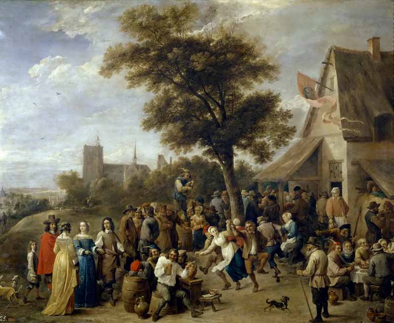 Peasants Merry-making. David Teniers the Younger