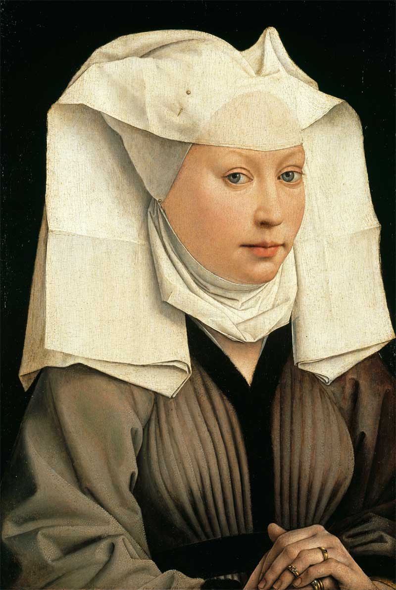 Portrait of a Woman with a Winged Bonnet. Rogier van der Weyden