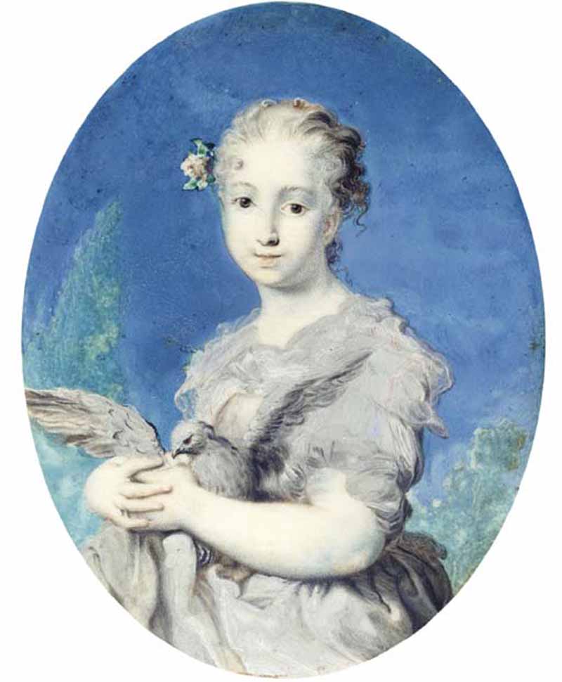 Self portrait as 'Innocence', Rosalba Carriera