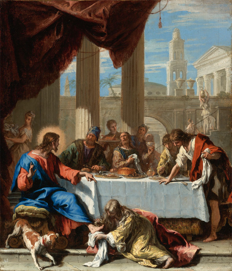 Christ in the House of Simon. Sebastiano Ricci