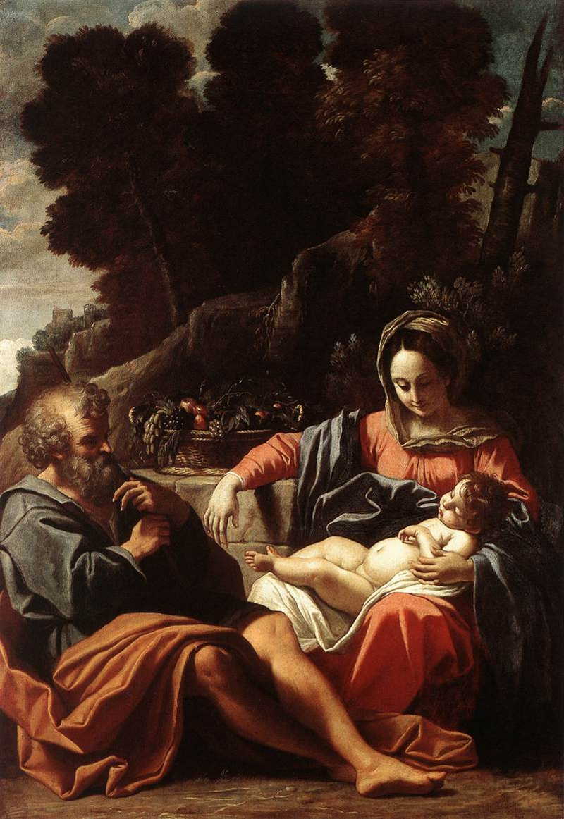 The Holy Family, Sisto Badalocchio