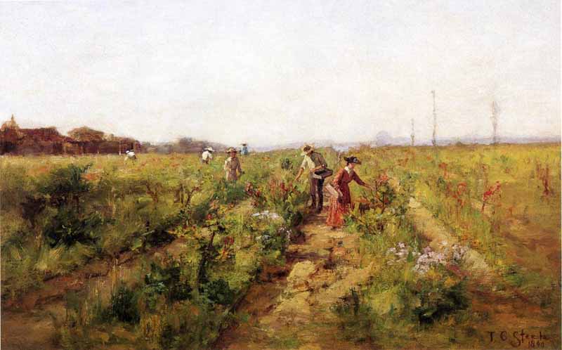 In the Berry Field. Theodore Clement Steele