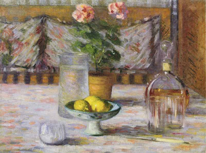 Still Life with Three Lemons, Theodore Earl Butler