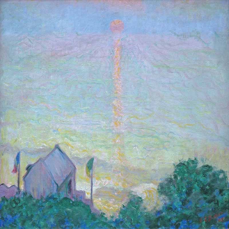 Sunset at Veules-les-Roses, Theodore Earl Butler