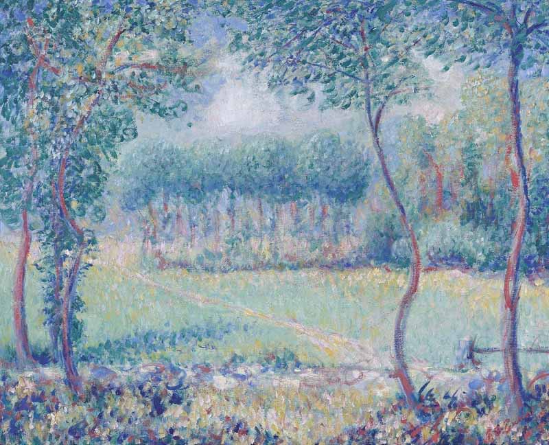Trees at Giverny, Theodore Earl Butler