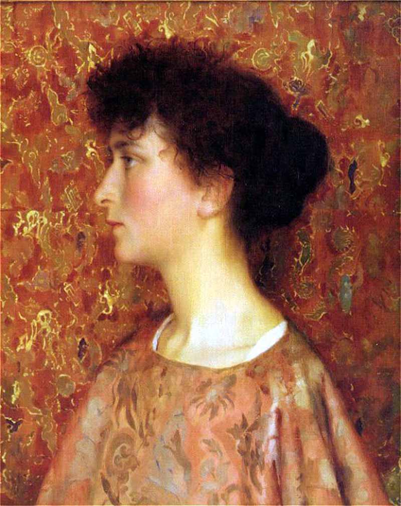 Study Of A Young Woman, Thomas Cooper Gotch