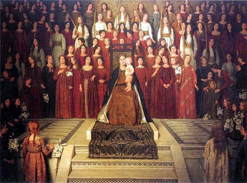 The Mother Enthroned, Thomas Cooper Gotch