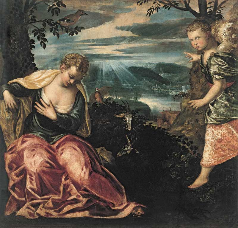 Annunciation to Manoah´s Wife. Tintoretto