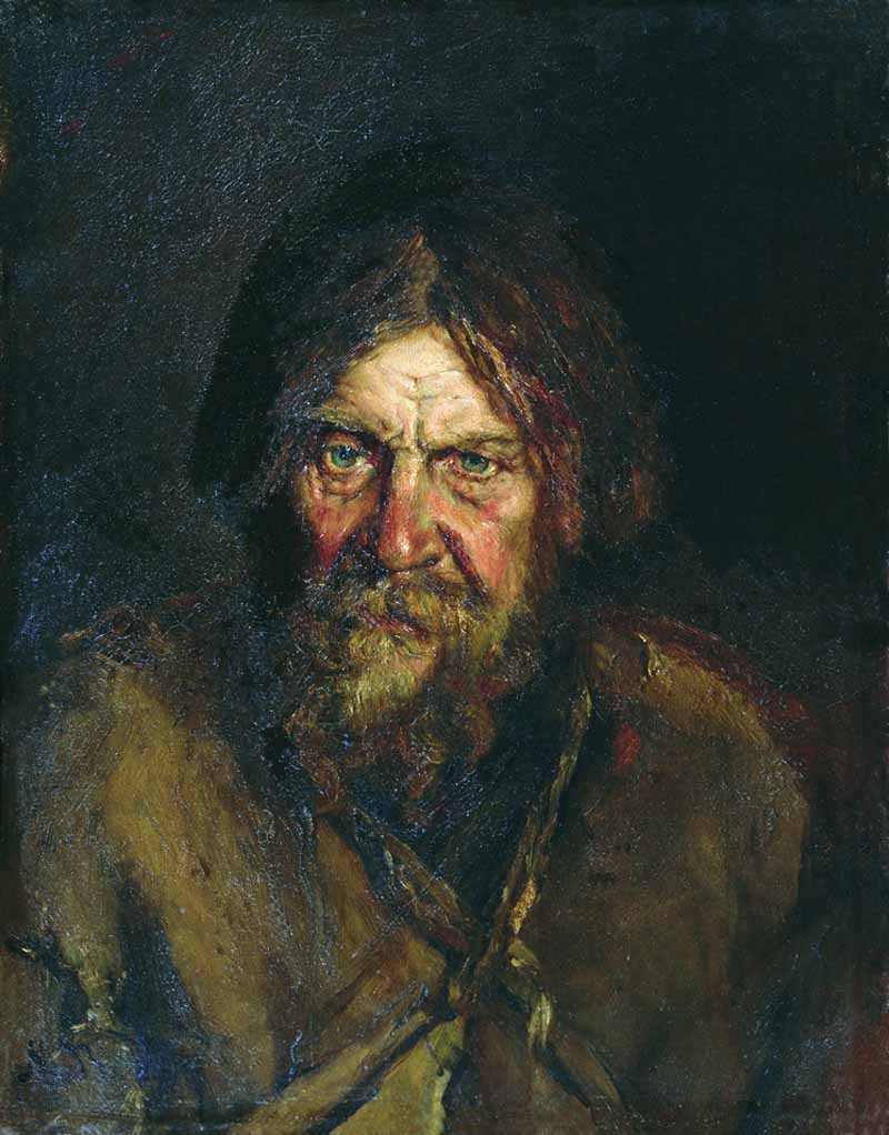 Head of a Peasant. Vassily Maximovich Maximov