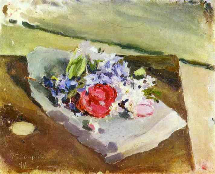 Flowers , Victor Borisov-Musatov