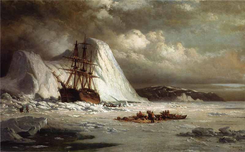 Icebound Ship, William Bradford