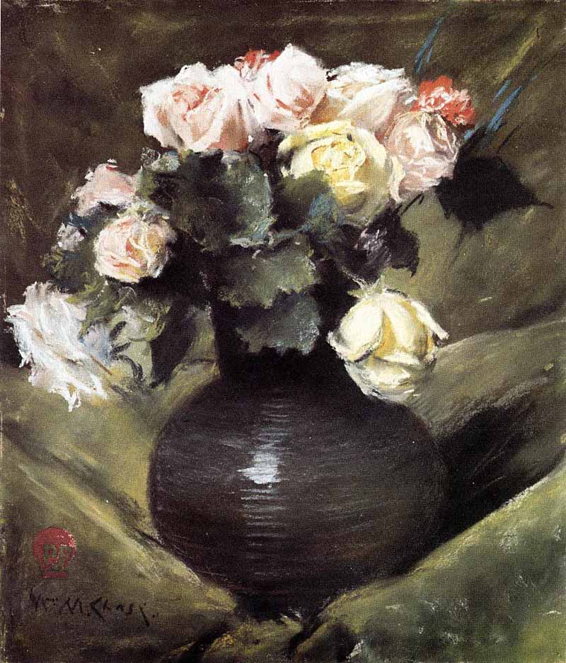Flowers aka Roses, William Merritt Chase