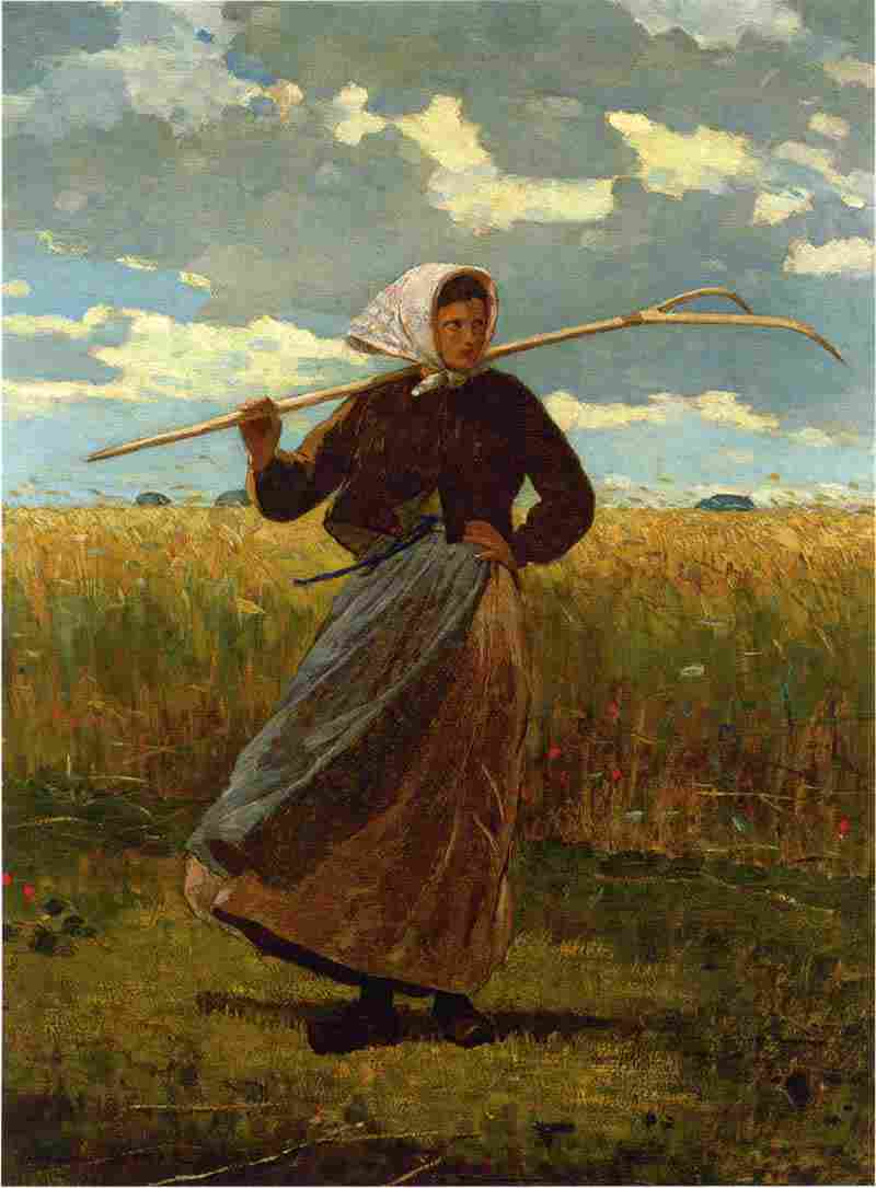 The Return of the Gleaner. Winslow Homer