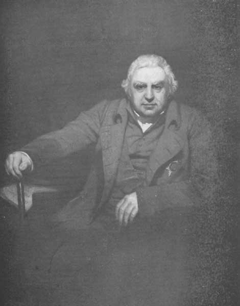 SIR JOSEPH BANKS. From a picture by Thomas Phillips, R.A., in the National Portrait Gallery. To face p. 158.