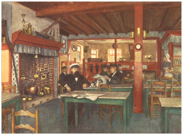 LA PANNE—Interior of a Flemish Inn.