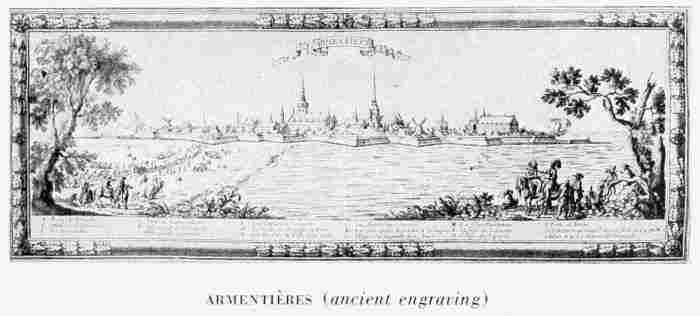 ARMENTIÈRES (ancient engraving)