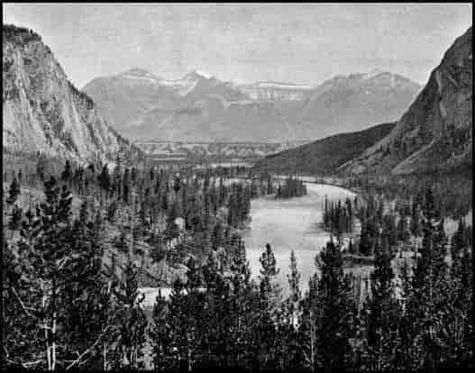 BOW VALLEY, FROM BANFF HOTEL