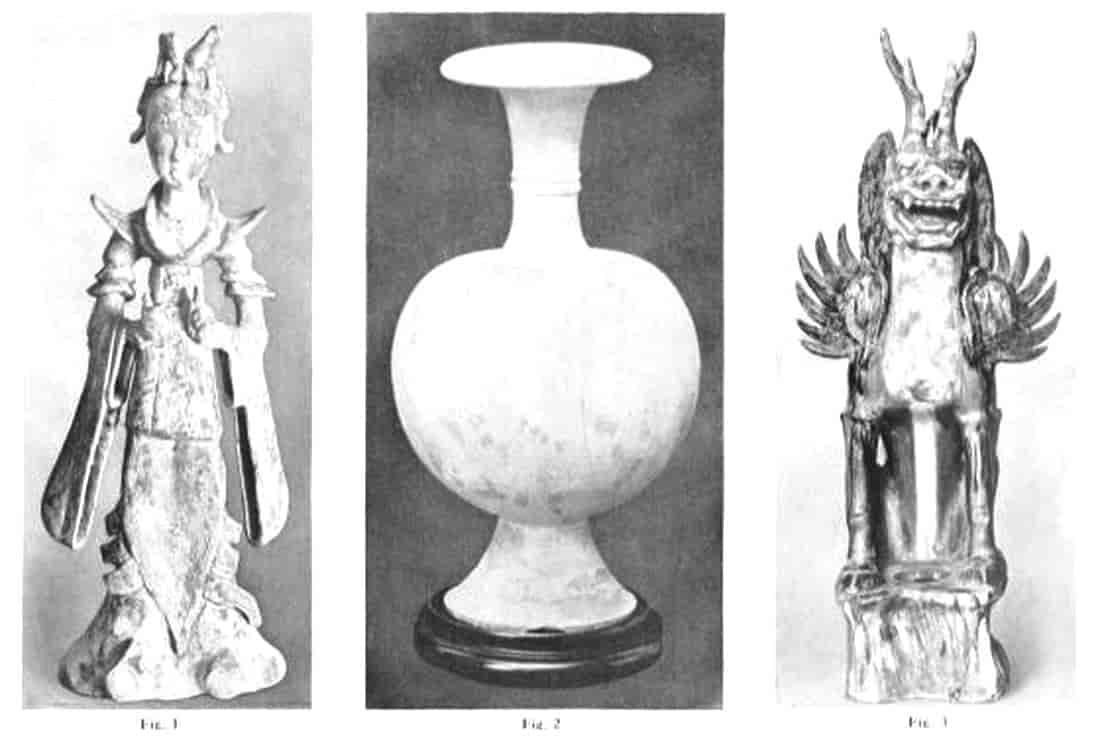 Fig. 2 had is a round pot with separate tapered base, a long stem with three-quarter tapered lip