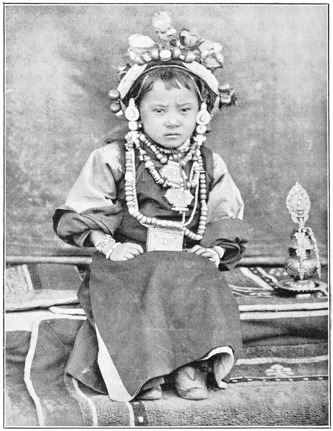 A LITTLE GIRL, DAUGHTER OF A TIBETAN NOBLEMAN.