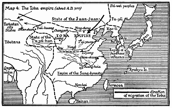 Map 4: The Toba empire