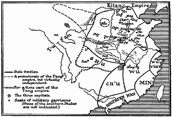 Map 6: The State of the later Tang dynasty