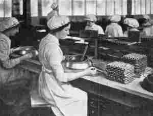  GIRLS COVERING, OR DIPPING, CREMES, ETC. (Messrs. Cadbury Bros., Bournville.)