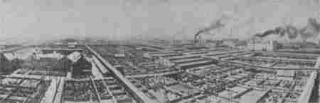 Fig. 10.—Bird's Eye View of Union Stock Yards, Chicago.