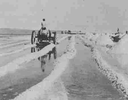 Fig. 32.—Loading Cars with Salt. Salton, California.