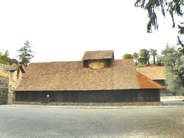 Scheunendach Kirche Panagia Araka