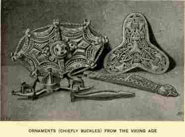 Ornaments (chiefly buckles) from the Viking Age