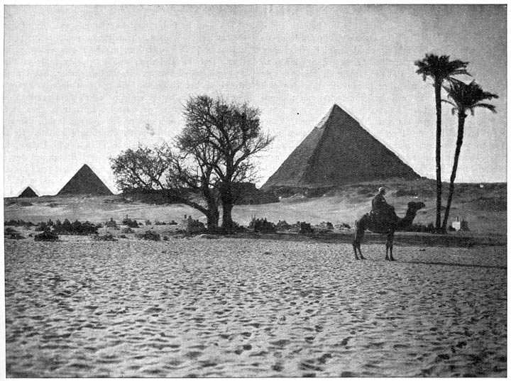 De pyramiden van Ghizeh.