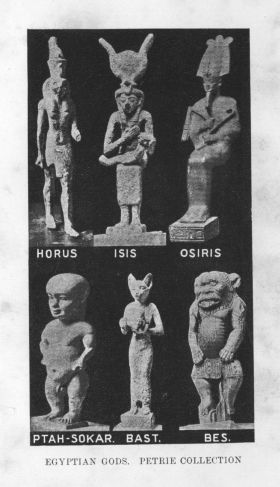 EGYPTIAN GODS. PETRIE COLLECTION