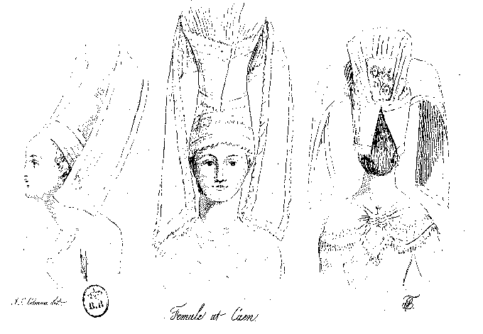 Head-Dress of Females, at Caen