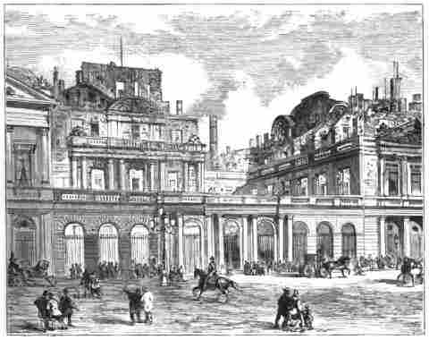 THE PALAIS ROYAL AFTER THE SIEGE.
