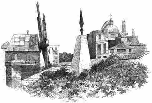THE MUFFIN MILL.——THE OBELISK OF THE PARIS MERIDIAN.——THE OBSERVATORY. MONTMARTRE.
