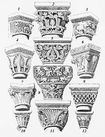 Bocherville. Sculptured Capitals.