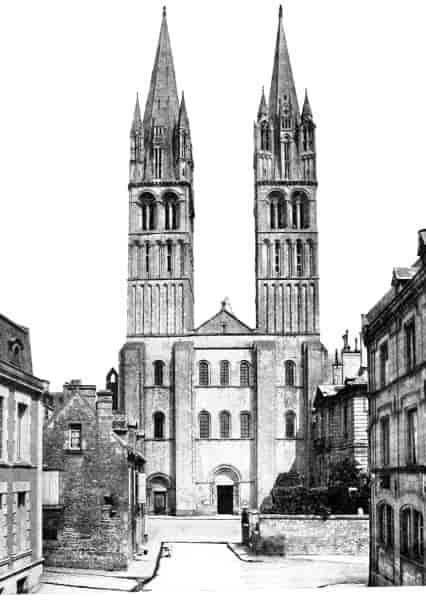The Abbey of Meu at Caen.