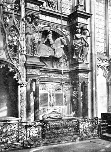 The Tomb of Louis de Brézé in the Cathedral of Rouen.