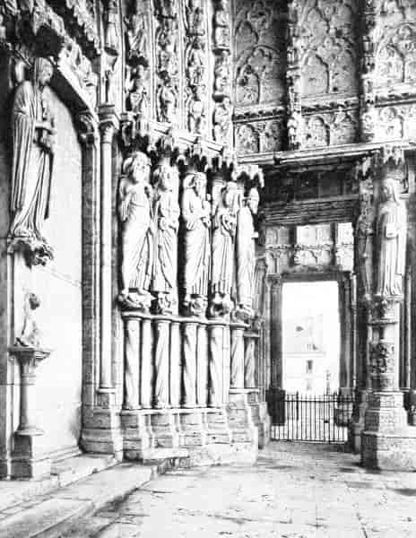 The South Portal of the Cathedral at Chartres.