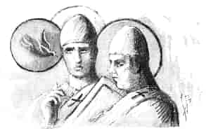 S. GREGORY AND S. LEO, BY FLANDRIN.