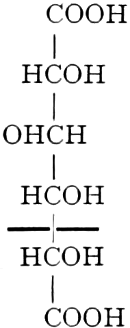 Struktur der d-Zuckersäure