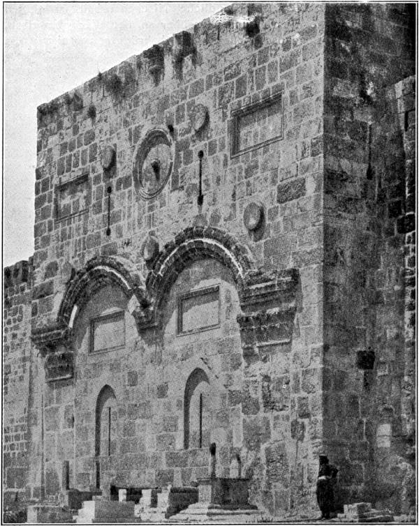 Bild 17. Das goldene Tor in Jerusalem, Feldseite.