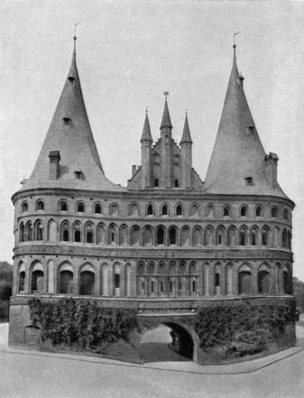The Holstentor (Holsten Gate) in Lübeck