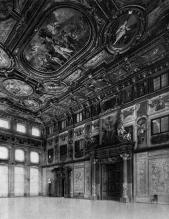 The Gold Room in the Town-hall at Augsburg