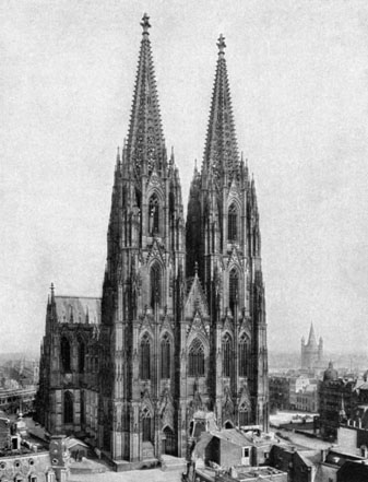 The Cathedral at Cologne on the Rhine