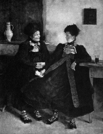 Wilhelm Leibl: “Dachauer Peasant Women” (1875)
