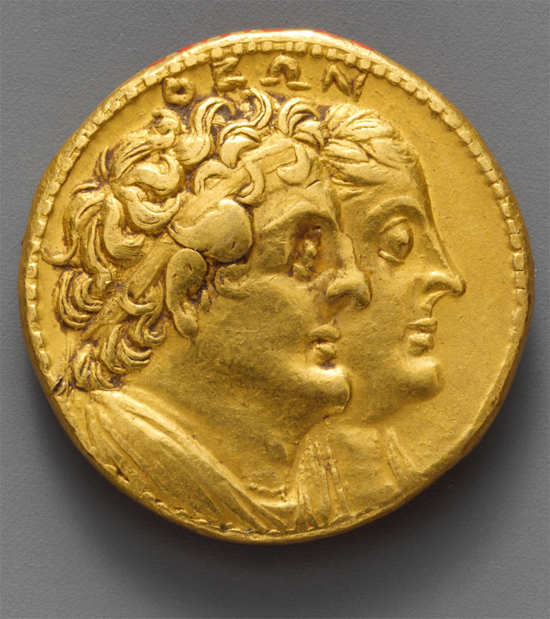 Gold Octadrachm of Ptolemy III Euergetes
