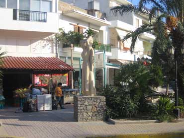 Ierapetra square in Pano Mera
